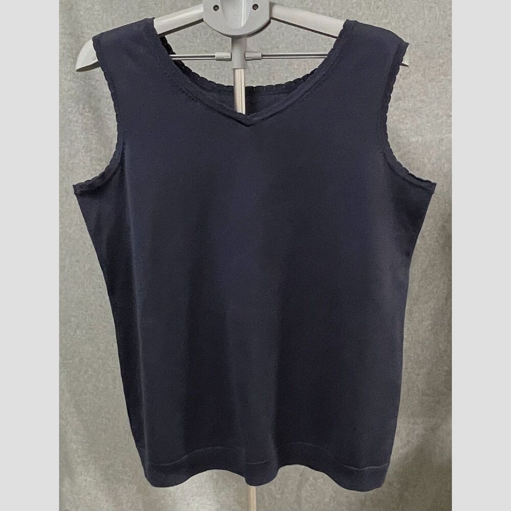 Pendleton Plus 1X Women's Silk Nylon Reversible Turnaround Sleeveless Top NWT